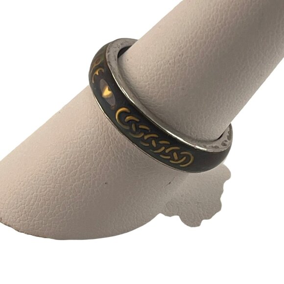 Celtic Knot "Eire" Ring Size 8.5 Stainless Steel Multicolor - Picture 5 of 13